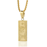 Dollar Bill Pendant Necklace