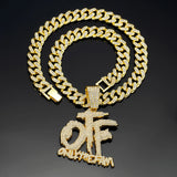 Only The Family Hip Hop OTF Pendant Cuban Chain Necklace