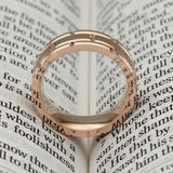 Modern Double Groove Rings