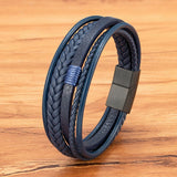 Multi-Layer Vintage Leather Braided Rope Bracelet