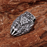 Nordic Bear Claw Pendant Valknut symbol Necklace