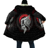 Viking Warriors Fleece Hooded Coat