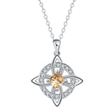 Birthstone Zirconia Pendant Necklace