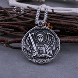 St. Michael Protection Cross Necklace