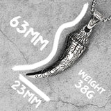 Carved Wolf Teeth Necklace