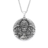 Aztec Calendar Pendant Necklace