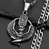 Isis Goddess Necklace – Egyptian Cartouche Amulet