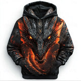 Norse Fire Dragon Hoodie Sweatshirt