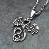 Flying Dragon Pendant Necklace