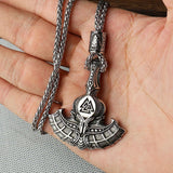 Beaded Viking Mjolnir Pendant Necklace for Men