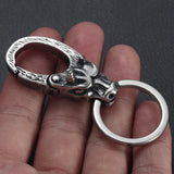 Wolf Lion Skull Raven Clasps Keychains
