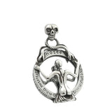 Gothic Mirror Pendant Necklace