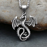 Flying Dragon Pendant Necklace