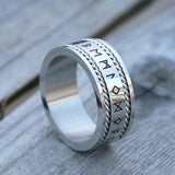 Viking Runes & Knot Ring