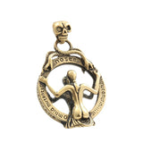 Gothic Mirror Pendant Necklace