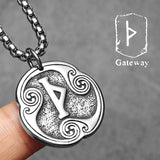 Viking Runes Amulet Pendant