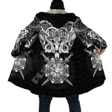 Viking Symbols Hooded Coats