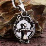 Gothic Mirror Pendant Necklace