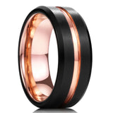 Modern Double Groove Rings