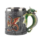 Medieval Warrior Coffee Beer Mug