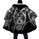 Viking Symbols Hooded Coats
