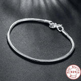 925 Sterling Thin Snake Chain Bracelet