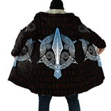 Viking Warriors Fleece Hooded Coat