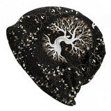 Norse Yggdrasil Cap Triquetra Symbol Beanie Hats