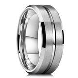 Classic 8mm Brushed Couples Ring