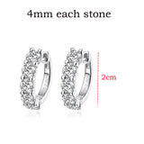 Goddess Moissanite Hoops - 18k Warrior Queen Earrings