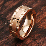 Modern Double Groove Rings