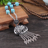 Exquisite Retro Buddhist Beads Necklace