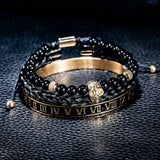 Luxury Crown Skull Bangle Bracelet
