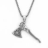 Viking Battle Axe Pendant Necklace
