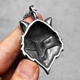 Viking Wolf Eye Gemstone Necklace