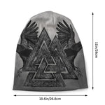 Valknut Symbol Ravens Beanie Cap