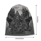 Valknut Symbol Ravens Beanie Cap