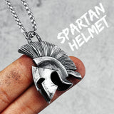 Vintage Spartan Helmet Necklace