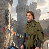 Viking Cosplay Cloak and Pin