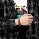 Vintage Skull Curb Chain Bracelet