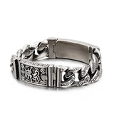 Vintage Skull Curb Chain Bracelet