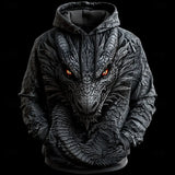 Norse Fire Dragon Hoodie Sweatshirt