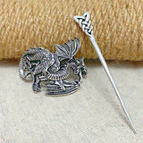 Celtic Knot Dragon Hairpin