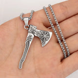 Viking Battle Axe Pendant Necklace