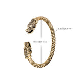 Viking Dragon Cuff Bracelet