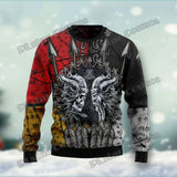 Ugly Christmas Sweatshirts Viking Santa Claus Xmas Pullover