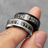 Nordic Viking Runes Rings