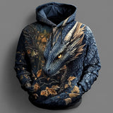Norse Fire Dragon Hoodie Sweatshirt