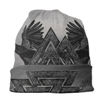 Valknut Symbol Ravens Beanie Cap