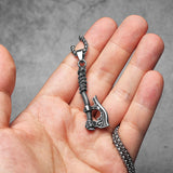 Viking Axe Pendant Necklace